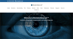 Desktop Screenshot of biometricnews.net