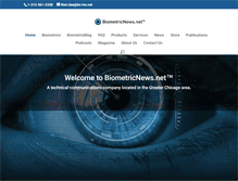 Tablet Screenshot of biometricnews.net